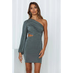 Personalized Sexy Trendy Spring Summer Off The Shoulder High Elastic Off Shoulder Short Dress Bella Mia