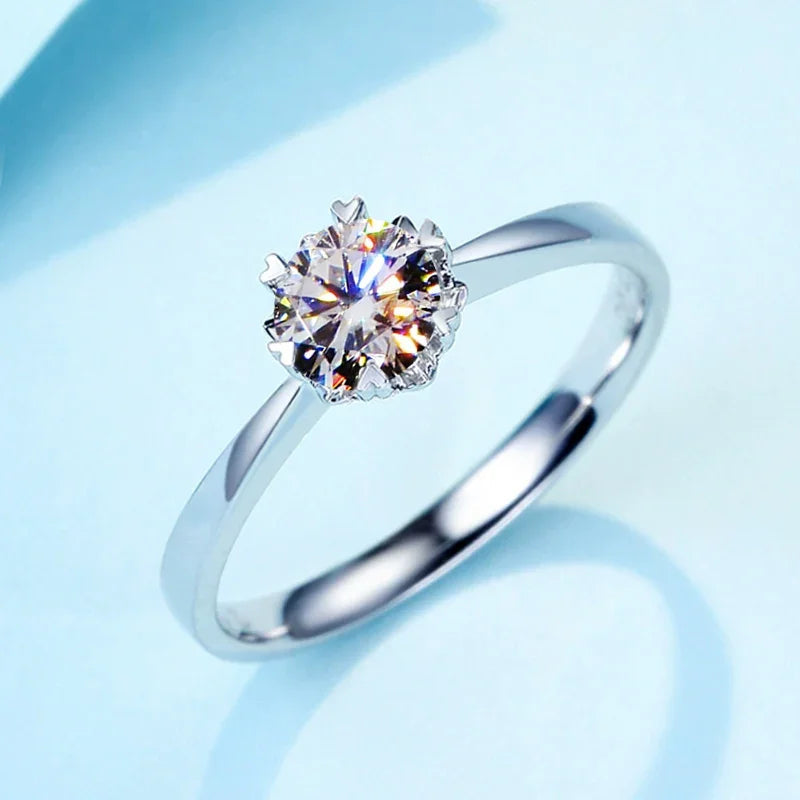 Snowflake S925 Sterling Silver Ring Luxlife Brands