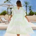 Summer Beach Dress Women Casual Holiday Floral Print Cardigan Bikini Swimsuit Blouse Sun Protective Clothing Bella Mia