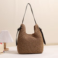Tassel Large Capacity Straw Bag Niche Woven Bag Women Vacation Beach Bag Casual Shoulder Bag Bella Mia