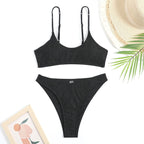 Sleeveless Swimsuit Bikini Set Padded Swimwear Sexy Bikini Women Mesh Shawl Bella Mia