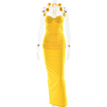 Summer Arrival Halter Backless Tube Top Dress Sexy Slim Solid Color Sticky Floral Evening Dress Bella Mia