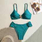 Swimsuit Bikini Sexy Bikini Solid Color Split Swimsuit for Women Bella Mia