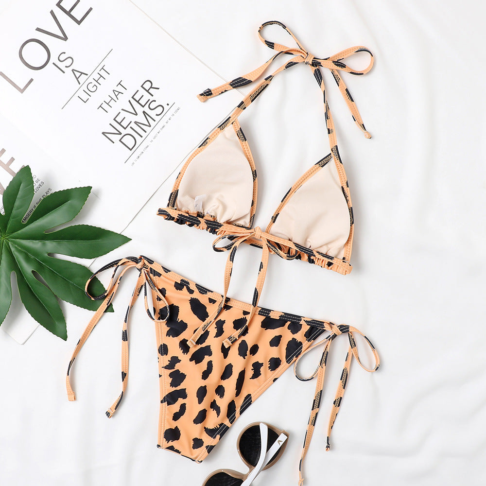 Bikini Swimsuit Women Leopard Print Outer Single Swimsuit Bikini Swimming Suit Bella Mia