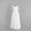 Cotton Sling Balloon Dress Summer Tight Waist Bubble Swing Dress Pure Cotton Dress Women Bella Mia