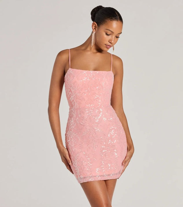 Women Sequ Dress Summer Sexy Sheath Slim Mini Dress Bella Mia