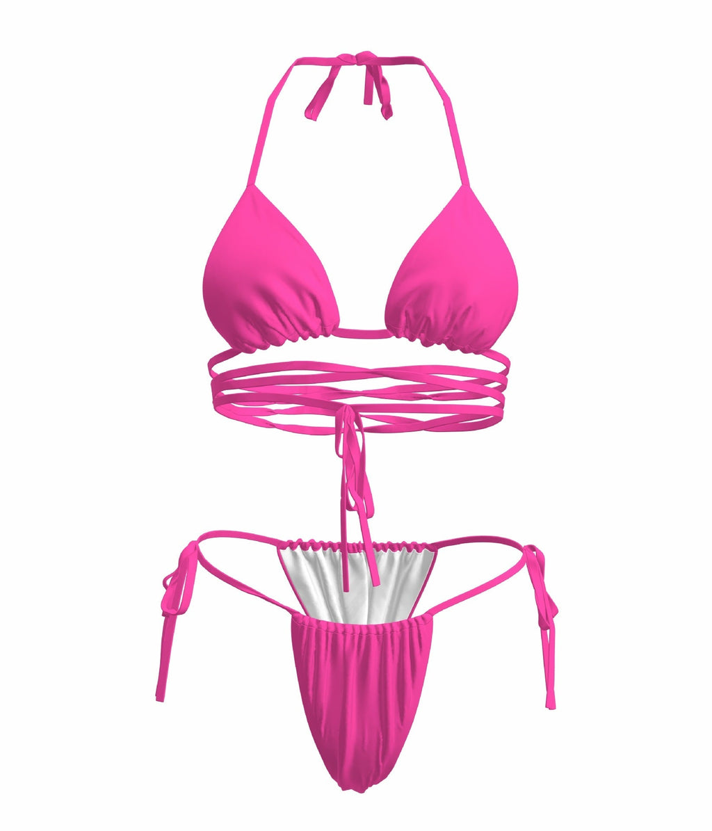 Women Seperated Swimwear Simple Bandage Sexy Swimsuit Mini Bikini Bikini Bella Mia