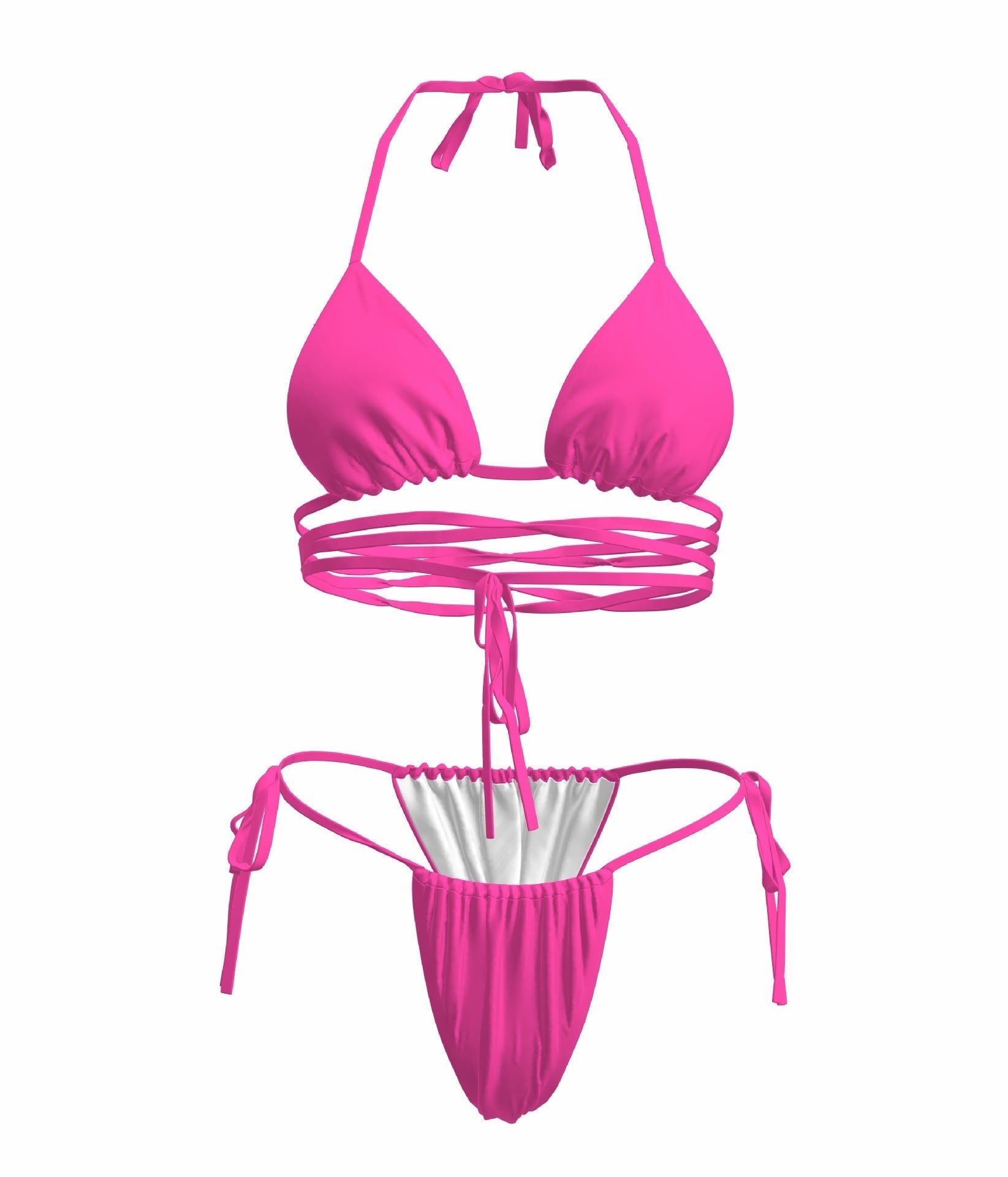 Women Seperated Swimwear Simple Bandage Sexy Swimsuit Mini Bikini Bikini Bella Mia