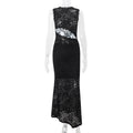 Women Clothing Summer Sexy Lace Hollow Out Cutout Top See through Hip Skirt Set Women Bella Mia