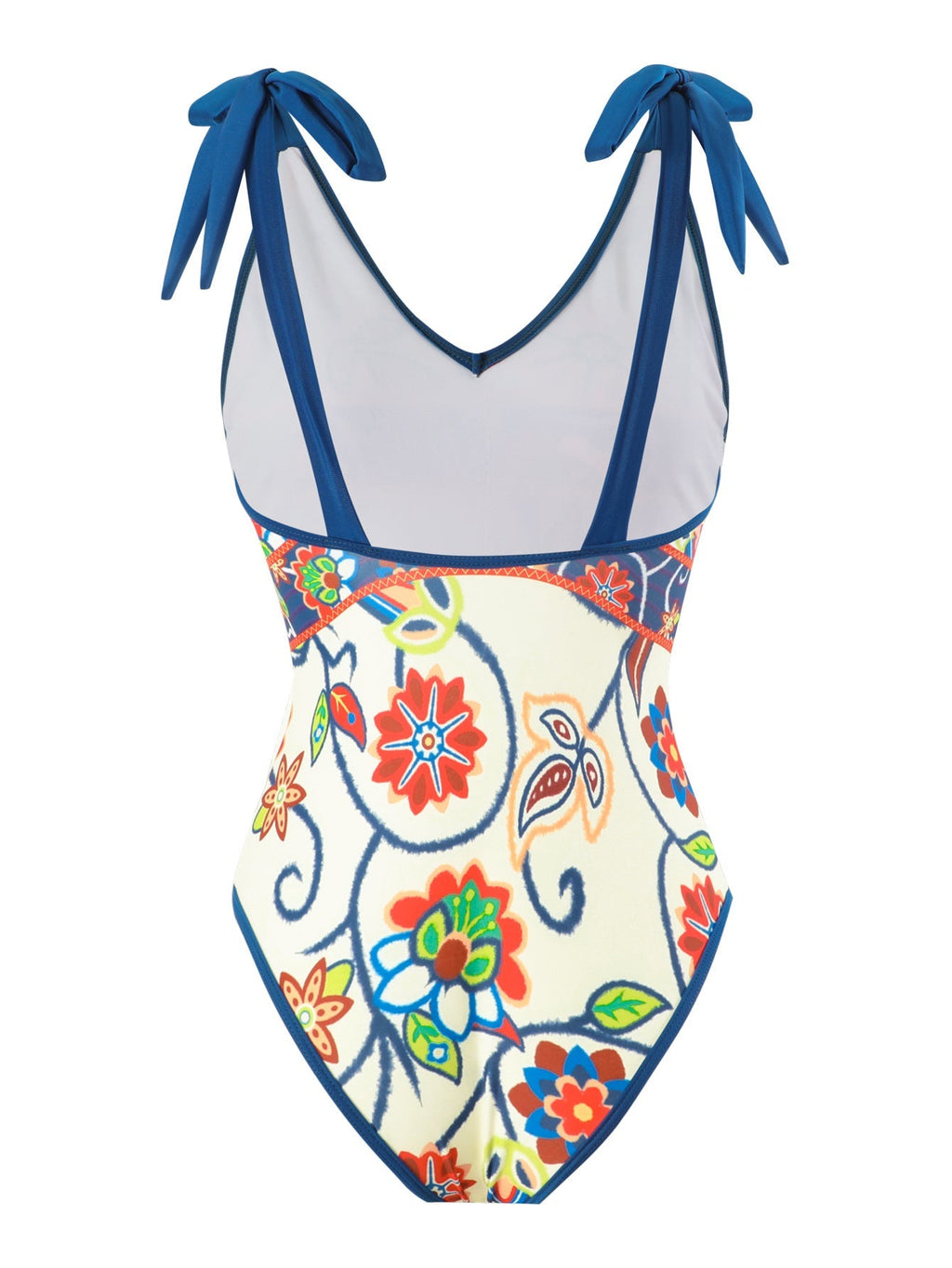 French One Piece Two Piece Set Swimsuit Digital Printing Sheath Gauze Skirt Conservative Swimwear Women Bella Mia