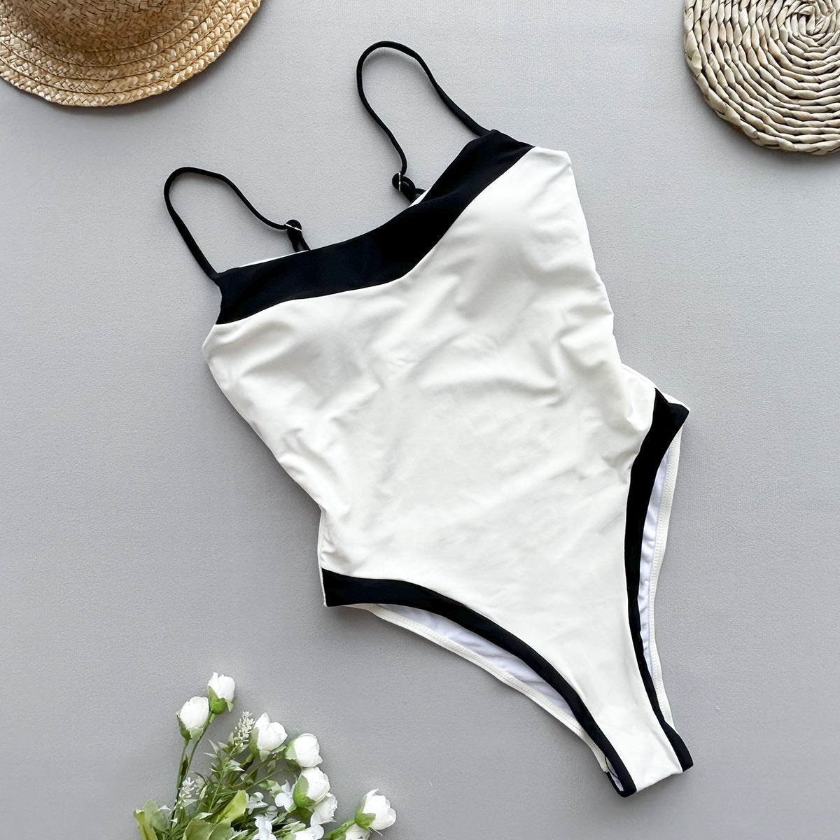 One Piece Swimsuit Women Bikini Lady Sexy Stitching Swimwear Bikini Bella Mia