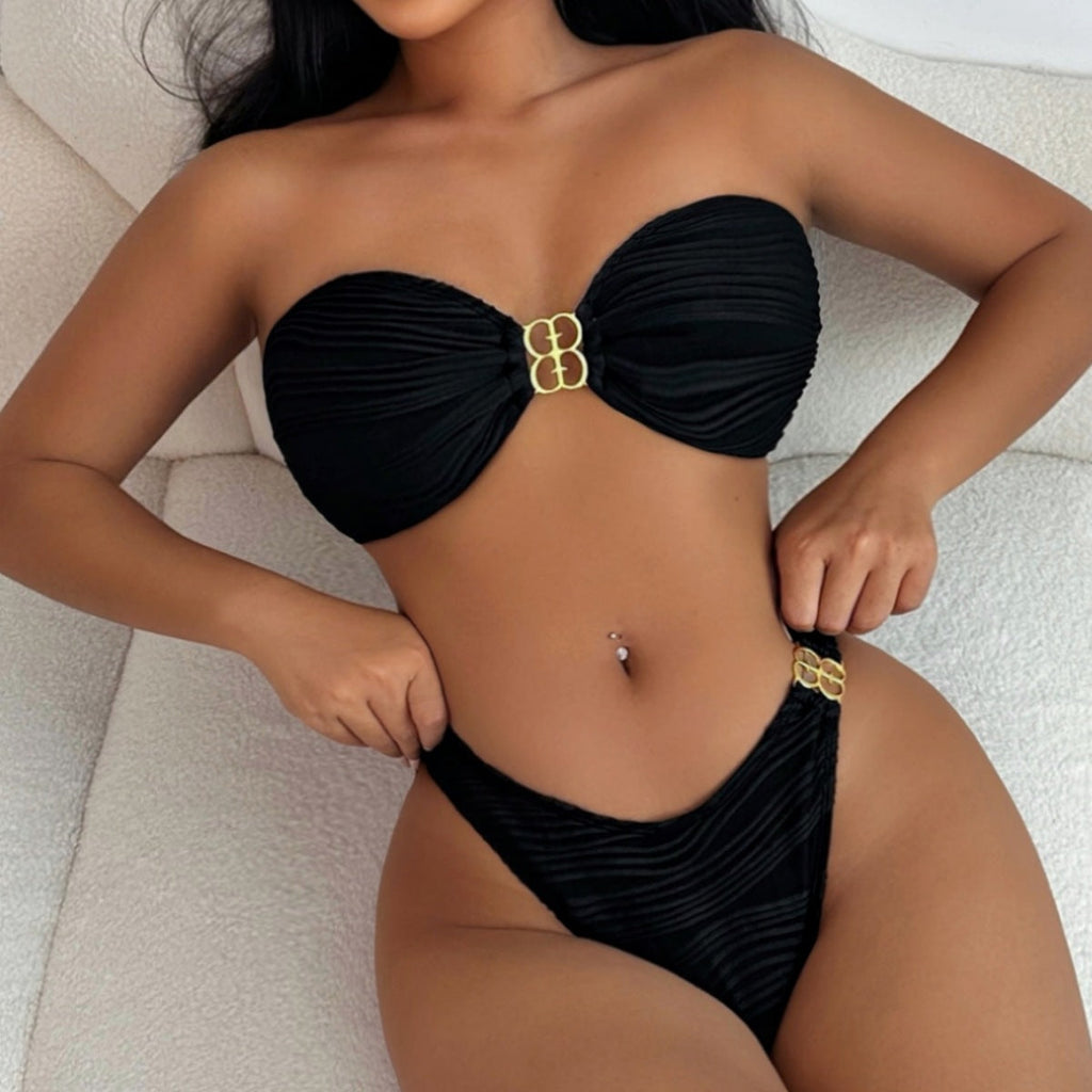 Tube Top Sexy Swimsuit Split Tether Design, Swimsuit Bella Mia