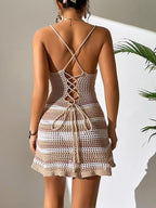 Women Blouse Dress Women Clothing Sexy Cutout Beach Dress Sexy Dress Crochet hook Bella Mia