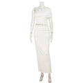 Sexy Shoulder Tank Top High Waist Skirt High Class Elegant Two Piece Sets Bella Mia