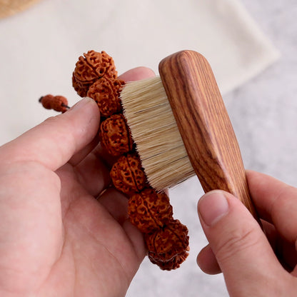 Bristle Walnut Rudraksha Mini Crafts Brush