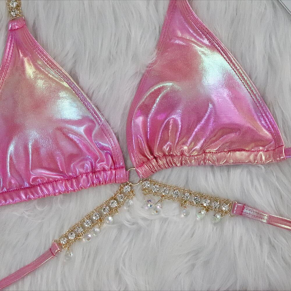 Crystal Diamond Bikini Sexy Bronzing Strap Women Split Swimsuit Swimsuit Bella Mia