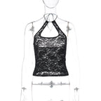 Summer Sexy Lace Halter All Match Backless Vest Top Women Bella Mia
