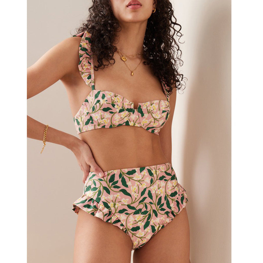 Three Piece Set Bikini Sexy Bikini Split Swimsuit Women Chiffon Dress Swimsuit Outfit Bella Mia