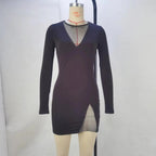 Dress Women Spring Autumn High Grade Small Fashionable Sexy Tight Hip Sexy Night Show Long Sleeve Bella Mia