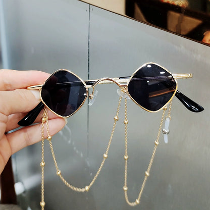 Small Chain Frame for Boys and Girls Catwalk Show Glasses Strap