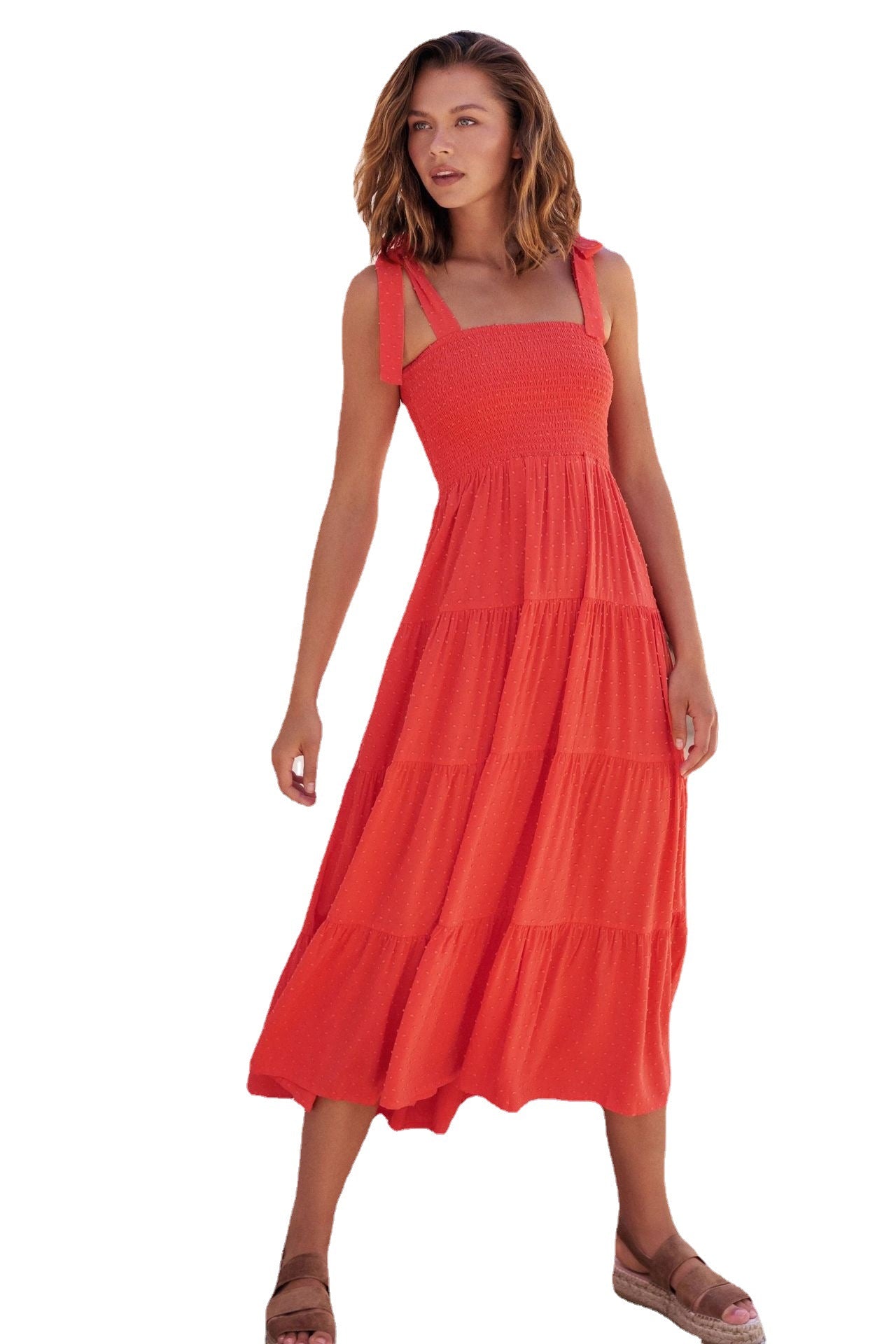 Spring Summer New Camisole Lace Sexy Tube Top Big Swing Dress Women Bella Mia