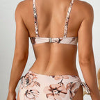 Women Fission Swimsuit Hard Bag Backless Lady Sexy Swimsuit Bella Mia