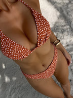 Bikini Printed Triangle Strap Sexy Split Swimsuit Vacation Bikini Swimsuit Bella Mia