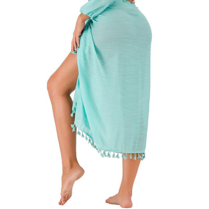Beach Cover-up Sexy Skirt Beach Towel Vacation Sun Protection Shirt Beach Cover Up Bella Mia