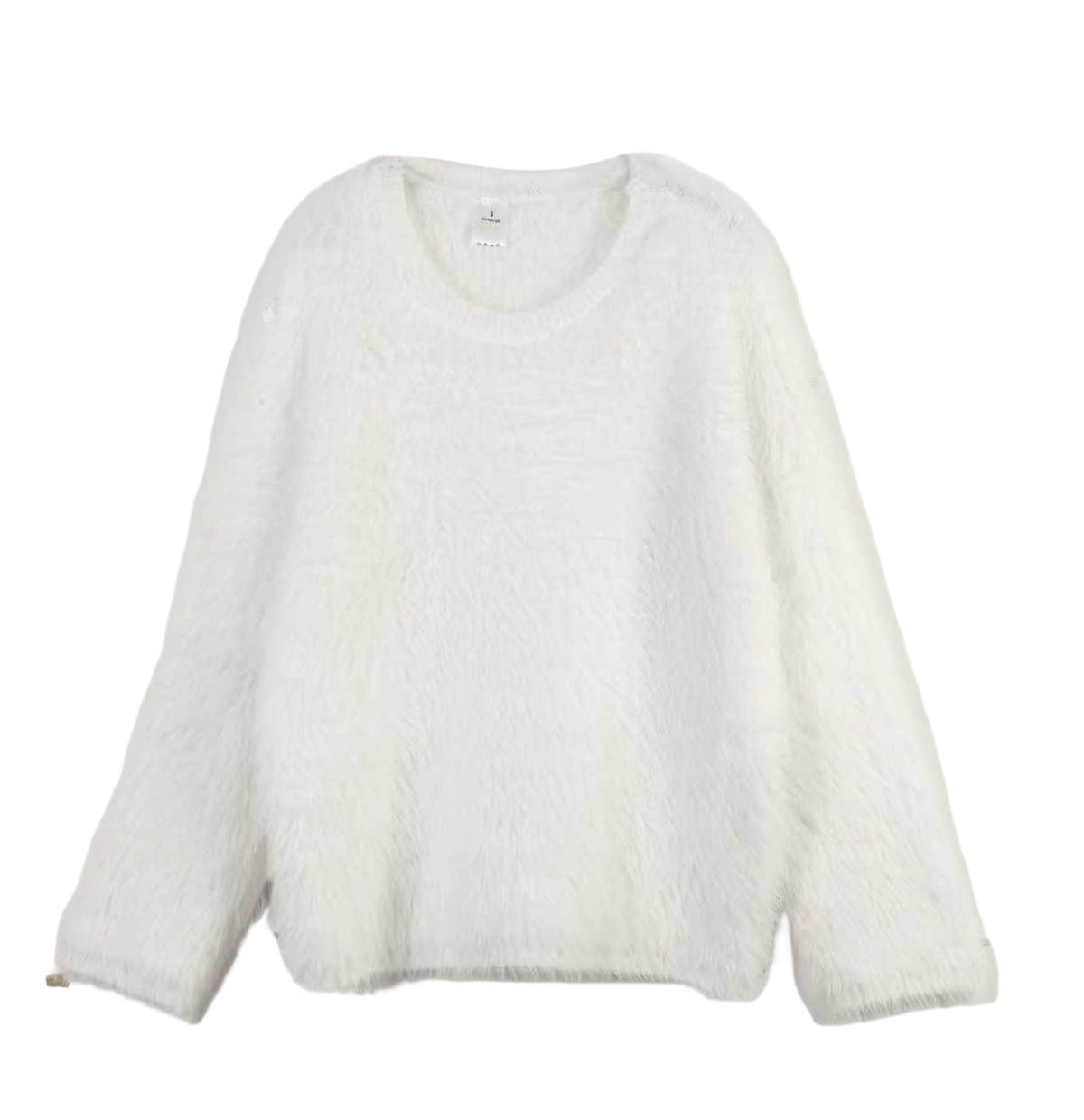 Color Imitation Marten round Neck Sweater Women Wind Soft Knitted Basic Bella Mia