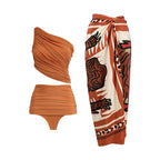 Shoulder High Waist Bikini Vacation Beach Swimsuit Swimsuit Women Bella Mia
