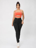 Multi Color Camisole Sports Slim Fitting Hollow Out Cutout Adjustable Buckle Top for Women Bella Mia