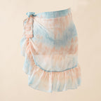 Bikini Sunscreen Chiffon Beach Skirt Leaf Printed Swimsuit Fishtail Skirt Bella Mia