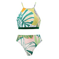 Retro One Piece Swimsuit Women's Conservative Cover Belly Thin Skirt Spring Tassel Beach Skirt Set Bella Mia