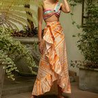 Split Three Piece Sexy Bikini Swimsuit Women Slimming Swimsuit Skirt Sets Bella Mia