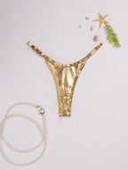Sexy Women Adjustable Personalized Bronzing Solid Color Shorts Bella Mia