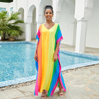 Beach Cover up Loose Robe Vacation Maxi Dress Swimsuit Outwear Women Bella Mia
