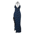 Summer Type Hip Synthetic Lace Sexy Slit Sling Dress Women Bella Mia