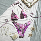 Split Swimsuit Sexy Women Fission Swimsuit Tropical Printing Swimsuit Bella Mia