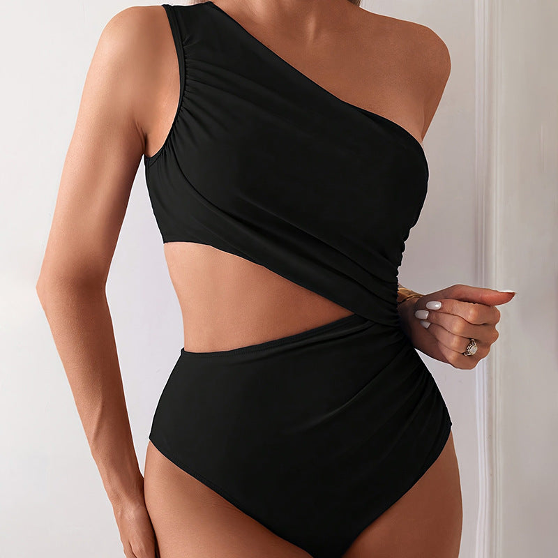 One Shoulder Sexy Bikini Spring Swimwear Spring Beach One Piece Swimsuit for Women Bella Mia