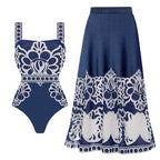 Slimming Printed One Piece Swimsuit Women Bella Mia
