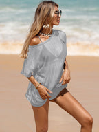 Beach Cover up Sexy Stripes Beach Dress Sunscreen Swimwear Vacation Beach Cover Up for Women Bella Mia
