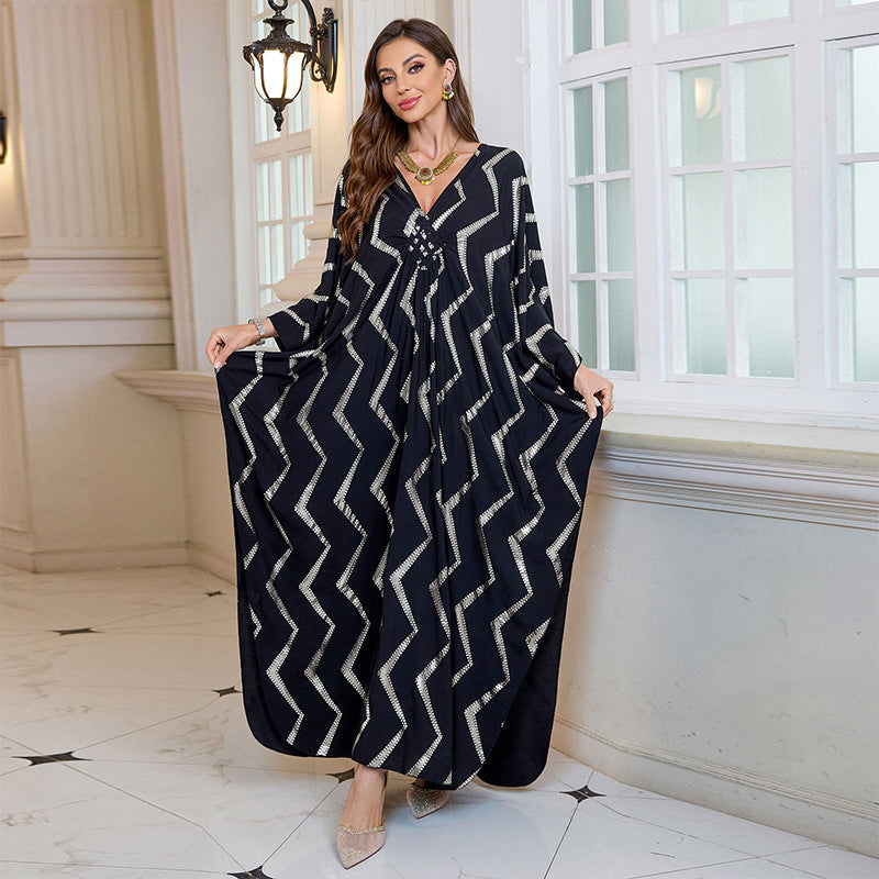 Silver Rayon Positioning Printing Beach Outerwar Dress Women Holiday Maxi Dress Swimsuit Blouse