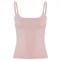 Solid Color Basic Double Joint Sling Women Sexy Girlish Slim Fit Slimming Wild Vest Bella Mia
