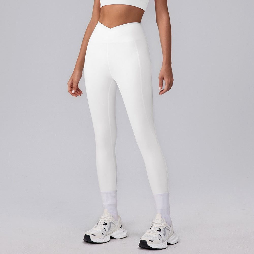 Seamless Quick Drying Yoga Pants Women V Arc Peach Sports Pants High Waist Hip Lift Fitness Trousers Bella Mia