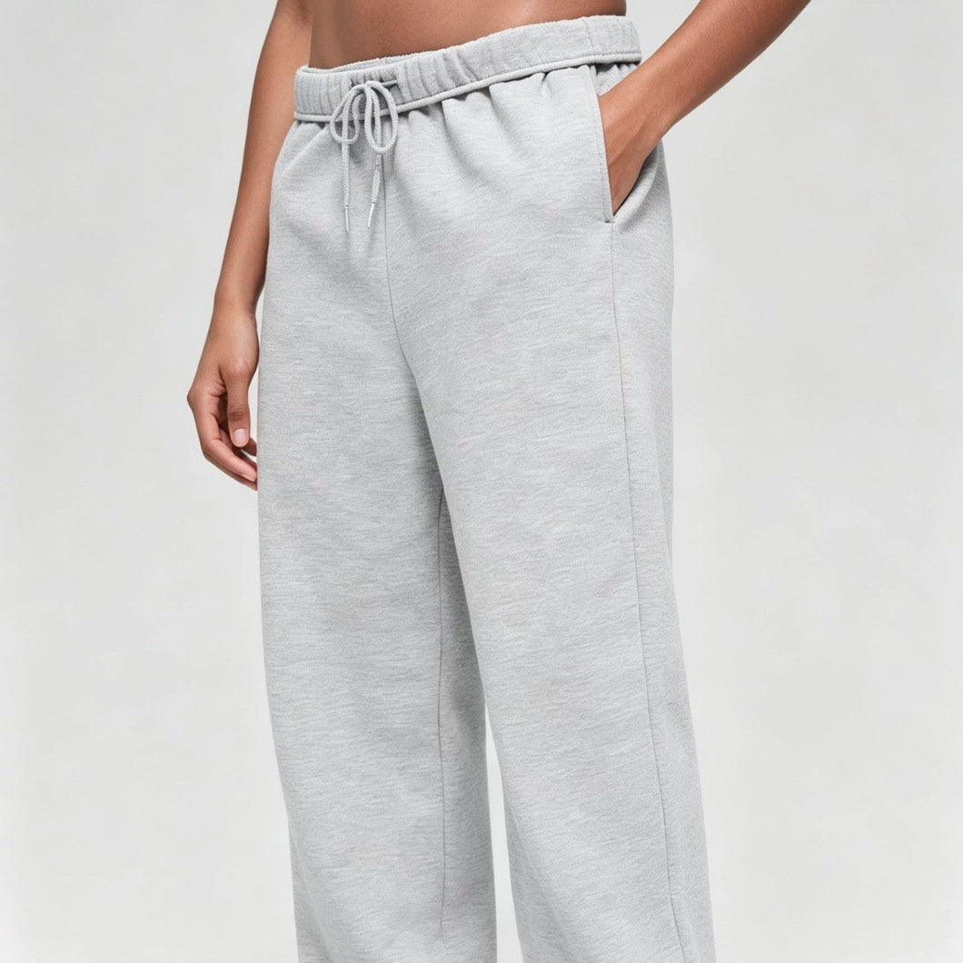 Women Autumn Sweatpants Sports Pants Loose Casual Sweatpants Women Windproof Warm Straight-Leg Trousers