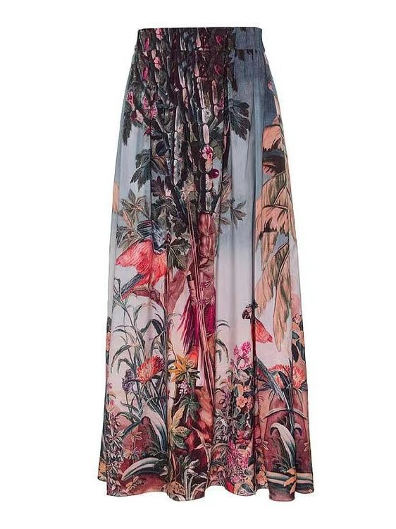 Vacation Beach Dress Swimsuit Women's Retro Printed Spring Bathing Suit Three Piece Suit Bella Mia