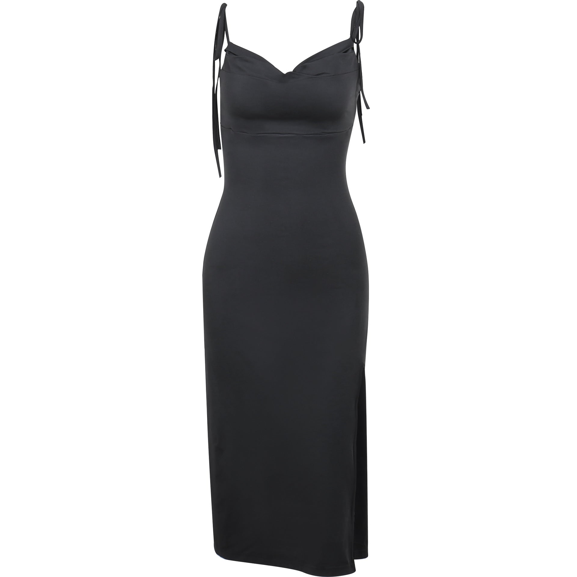 Sling Pockets Collar Sexy Split Vacation Elegant Dress Summer Women Clothing Bella Mia
