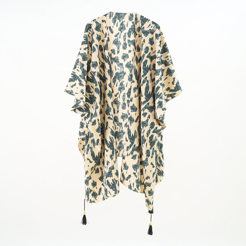 Seaside Holiday Quick Drying Printing Sun Protection Clothing All Matching Casual Women Blouse Bella Mia