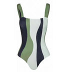 One Piece Bikini Swimsuit Women Conservative Sunscreen Gauze Skirt Seaside Vacation Spring Bathing Suit Suit Bella Mia