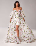Tube Top Sexy Long Evening Dress Suspenders High End Split Elegant Dress Bella Mia